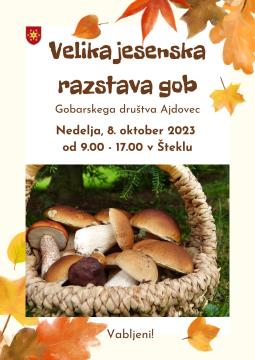 Velika jesenska razstava gob